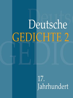 cover image of Deutsche Gedichte 2